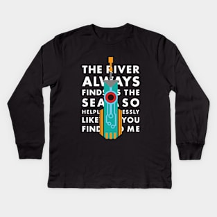 Transistor - Paper Boats, river Kids Long Sleeve T-Shirt